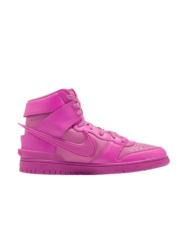 Ambush Dunk High Top Sneakers Cosmic Fuchsia - NIKE - BALAAN 1