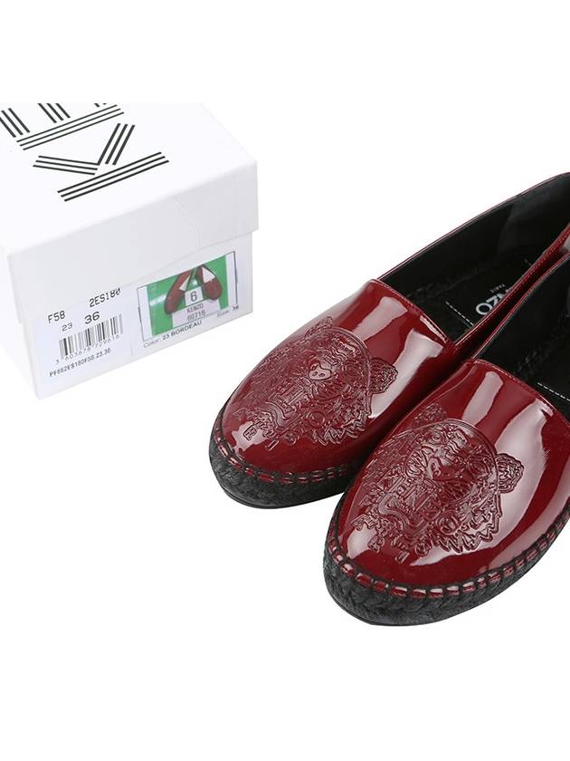 2ES180 F58 23 Enamel espadrille interior leather - KENZO - BALAAN 7