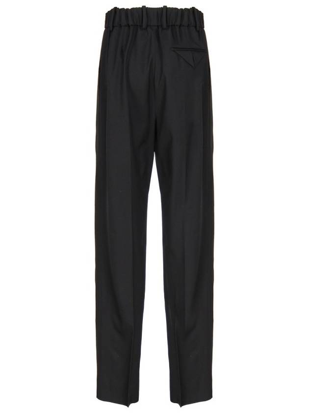 Light Wool Wide Leg Pants Black - BOTTEGA VENETA - BALAAN 3