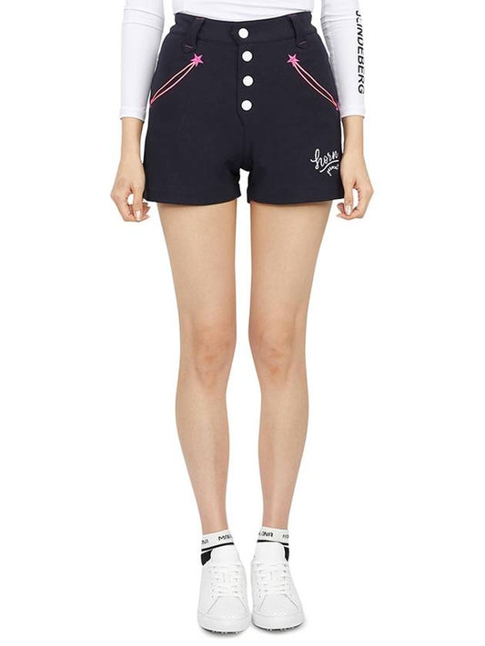 Women's Rocker Shorts Navy - HORN GARMENT - BALAAN 2