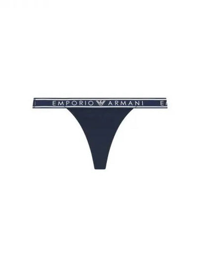 UNDERWEAR Women s Line Logo Banding Solid Thongs Marine 270694 - EMPORIO ARMANI - BALAAN 1