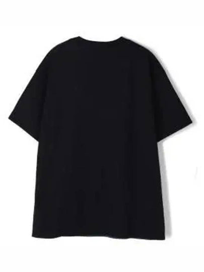 Double Layer Cotton Short Sleeve T-Shirt Black - BOTTEGA VENETA - BALAAN 2