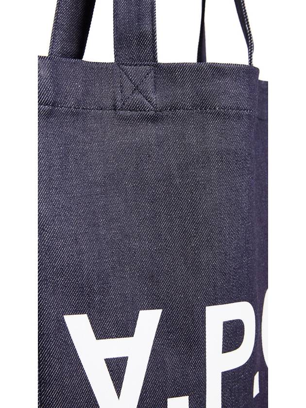 Laure logo denim tote bag blue - A.P.C. - BALAAN 8