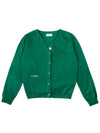 SMILE V NECK GOLF CARDIGAN Montbird Smile Color CardiganGREEN - MONBIRDIE GOLF - BALAAN 2