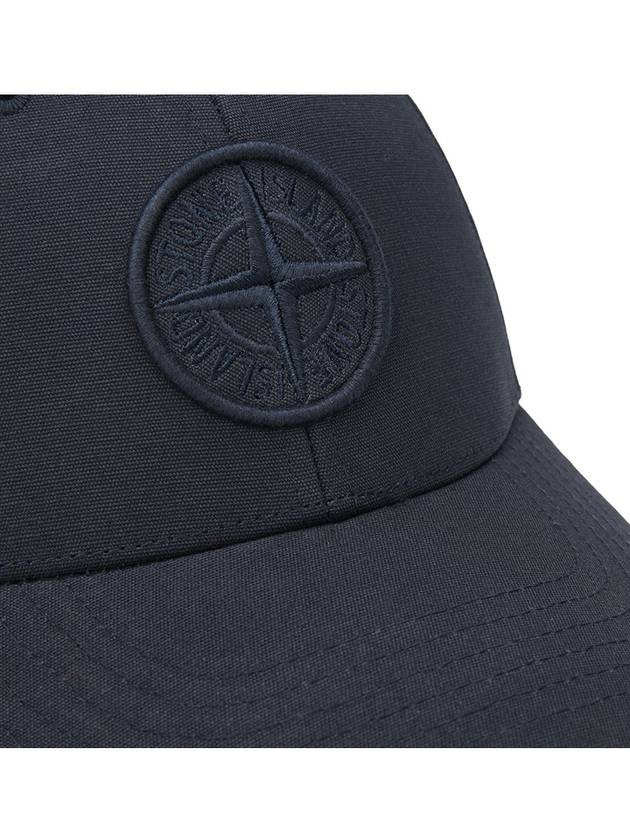 embroidered logo ball cap navy - STONE ISLAND - BALAAN.