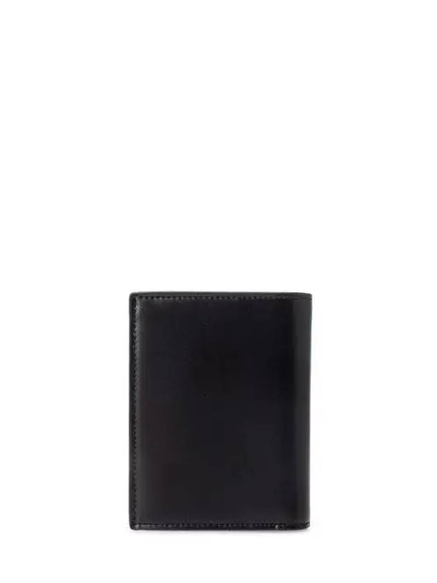 Men's Tiny Monogram Logo Half Wallet Black - SAINT LAURENT - BALAAN 3