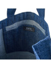 Logo Lou Mini Denim Tote Bag Indigo - A.P.C. - BALAAN 9