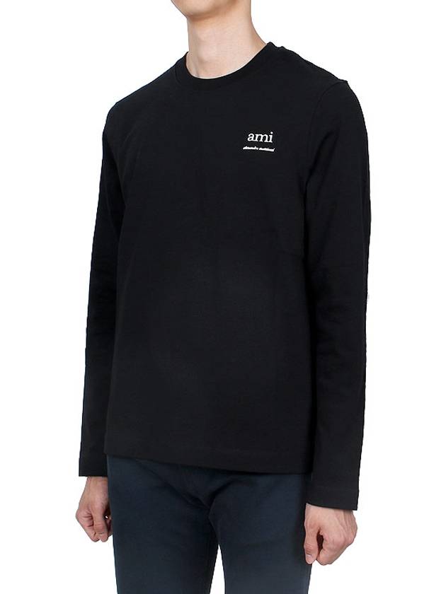 Alexandre Mattiussi Long Sleeve T-Shirt Black - AMI - BALAAN 4