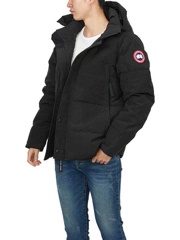 Wyndham Logo Patch Padding Black - CANADA GOOSE - BALAAN 6