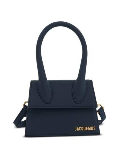 Le Chiquito Moyen Signature Shoulder Bag Dark Navy - JACQUEMUS - BALAAN 2