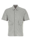 Cotton Popeline Pocket Short Sleeve Shirt Grey - CP COMPANY - BALAAN 2