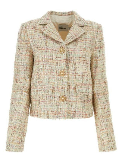 Women's Pastel Boucle Jacket - SELF PORTRAIT - BALAAN 2