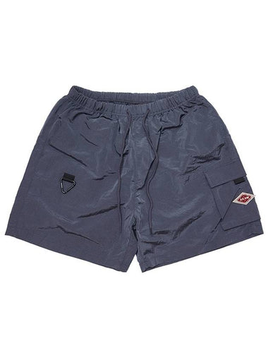 Travel Nylon Ripstop Pocket Shorts Charcoal - AKAW - BALAAN 1