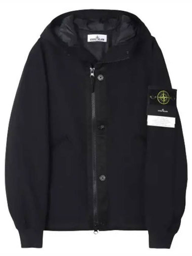 Soft Shell Idai Effect Recycled Polyester Primaloft Pure Insulation Hooded Blouson - STONE ISLAND - BALAAN 1