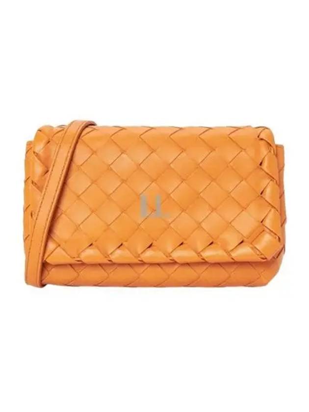 Mini Intrecciato Cross Bag Orange - BOTTEGA VENETA - BALAAN 2