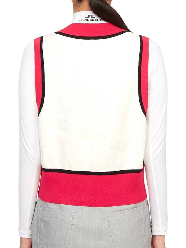 Golf Wear Women s Knit Vest AWKW09379 G064 - J.LINDEBERG - BALAAN 5