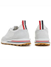 Fine Kid Suede Tech Runner White - THOM BROWNE - BALAAN 7