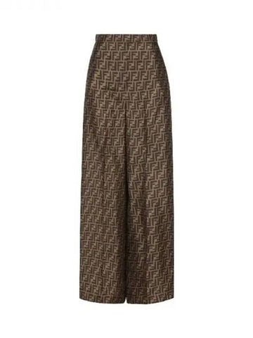 FF printed silk pants 270769 - FENDI - BALAAN 1