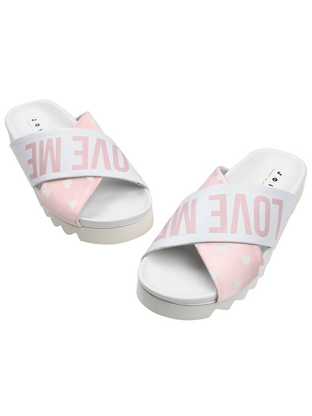 Joshua Sandals 10115HE PINK HEART light pink slippers - JOSHUA SANDERS - BALAAN 3