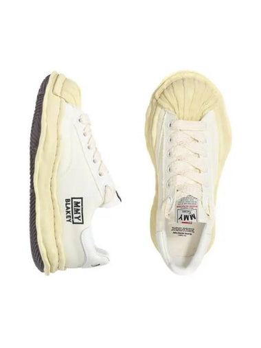 Blakey VL OG Sole Canvas Low Top Sneakers White - MIHARA YASUHIRO - BALAAN 1