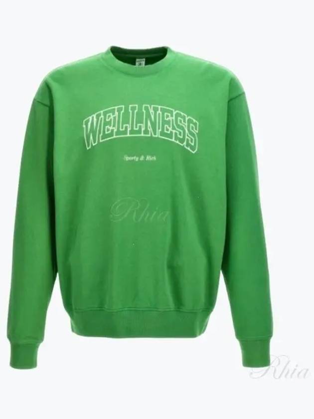 Wellness Ivy Crew Neck Verde White C Low 2359VE 177 Sweatshirt - SPORTY & RICH - BALAAN 1