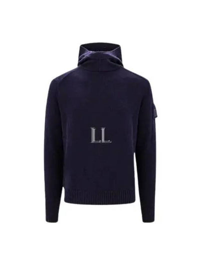 Metropolis Hooded Knit Top Navy - CP COMPANY - BALAAN 2