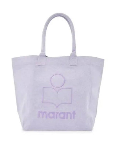 Yenky Logo Washed Cotton Tote Bag Lilac - ISABEL MARANT - BALAAN 2