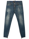 Rhinestone embroidered skinny jeans - DSQUARED2 - BALAAN 1