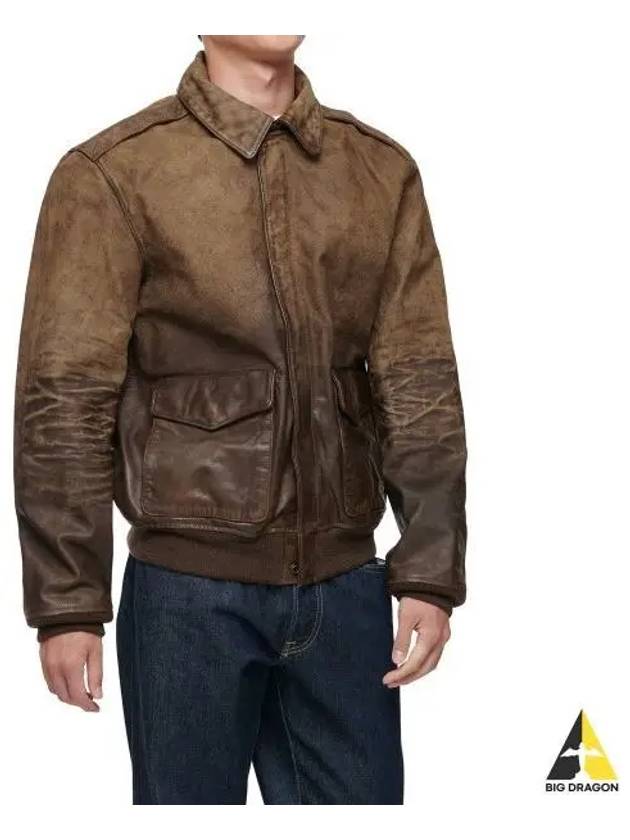 leather flight jacket beige - POLO RALPH LAUREN - BALAAN 1