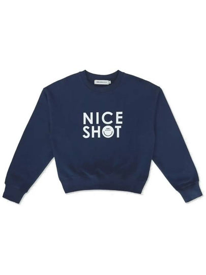 NICE SHOT SWEATS Mongbuddy Nice Shot Sweatshirt NAVY - MONBIRDIE GOLF - BALAAN 2