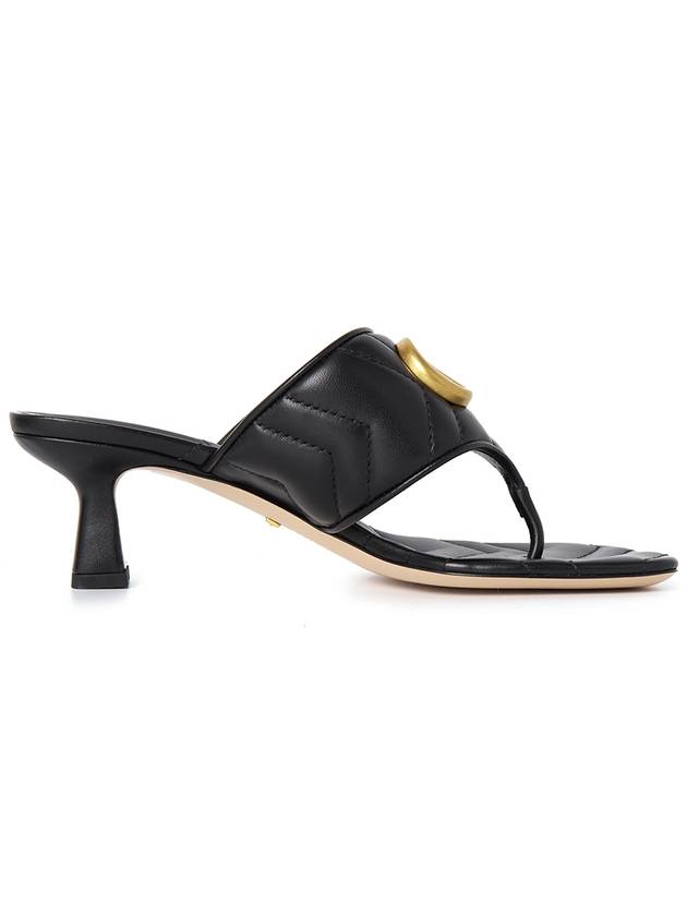 Quilted Sandal Heels Black - GUCCI - BALAAN 5