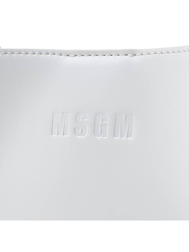 Logo Cross Bag White - MSGM - BALAAN 8