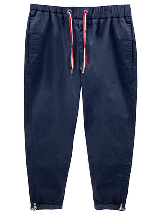 2A00041 57448 781 Three stripe strap zip up jogger pants navy men s TJ - MONCLER - BALAAN 1