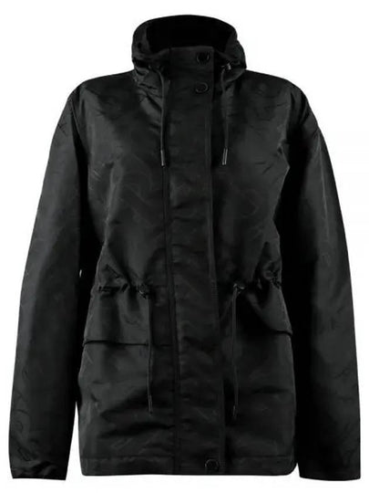 Monogram Motif Funnel Neck Jacket Black - BURBERRY - BALAAN 2