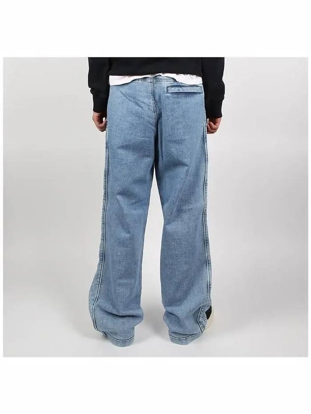 D Martians Track Jeans Light Blue - DIESEL - BALAAN 5