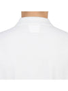 Metropolis Logo PK Shirt White - CP COMPANY - BALAAN.