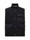 Diamond Quilted Thermoregulated Vest Black - BURBERRY - BALAAN 2