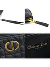 S5086UWHC M900 Black Supple Cannage Calfskin CARO Large Daily Pouch Clutch - DIOR - BALAAN 7