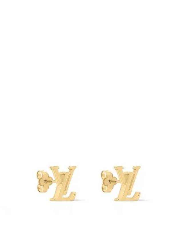 LV Iconic Earrings Gold - LOUIS VUITTON - BALAAN 3