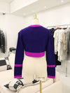 23B Classic Two-tone Crop Cardigan 36 P75655 K10866 NQ645 - CHANEL - BALAAN 3