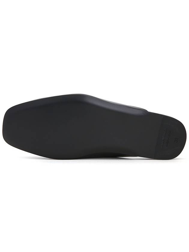 BB Logo Leather Mule Black - BALENCIAGA - BALAAN 6