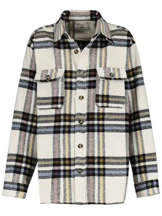 Evaz Check Jacket Ekur VE1837 22A013E 23EC - ISABEL MARANT - BALAAN 1