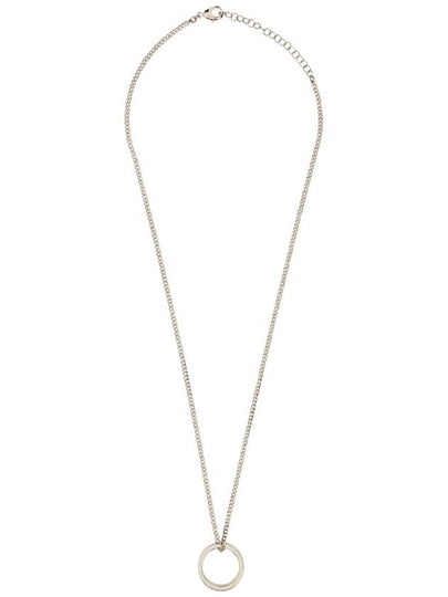 Numeric Minimal Signature Pendant Ring Necklace Silver - MAISON MARGIELA - BALAAN 2