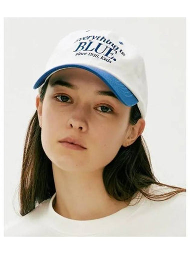 Every Blue Graphic Ball Cap KD3CPF5102FBUE - KEDS - BALAAN 1