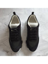 Bouncing Leather Low Top Sneakers Noir - HERMES - BALAAN 3