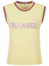 Sleeveless logo knit vest MK3SV092YEL - P_LABEL - BALAAN 11