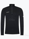 Men's Aenergy ML Half Zip Pull Long Sleeve T-Shirt Black - MAMMUT - BALAAN 2