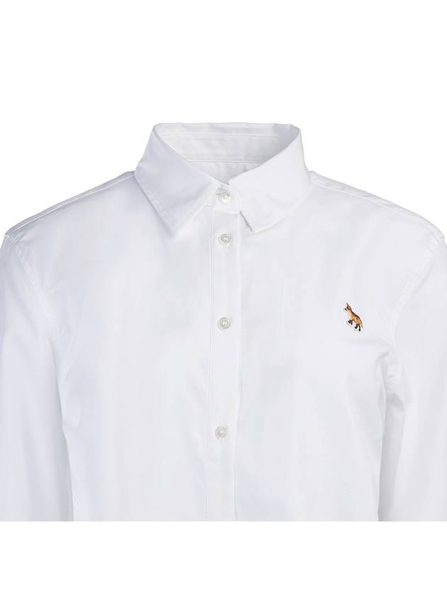 Baby Fox Patch Classic Shirt White - MAISON KITSUNE - BALAAN 5