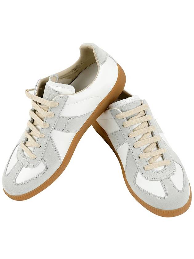 Replica Calfskin Low Top Sneakers White - MAISON MARGIELA - BALAAN 4