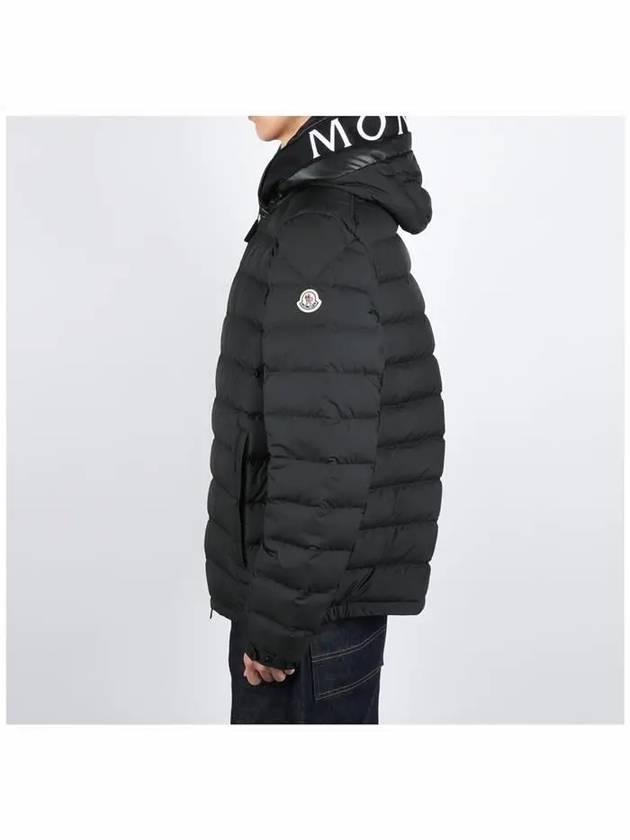 Chevrerie Hooded Short Down Padding Black - MONCLER - BALAAN 4